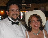 Kathy and Dave after getting hitched