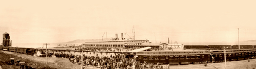 Great Northern Pacific Steamship Company terminals