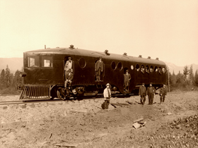 Northern Pacific Motor Car, 1910.