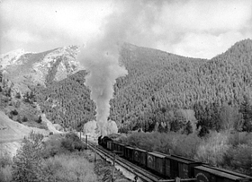 Northern Pacific Train in Washington.