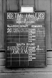 Santa Fe Timetable