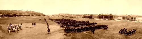 4th Cavalry at Fort Meade, South Dakota, 1909
