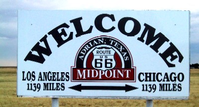 Adrian Midpoint on Route 66