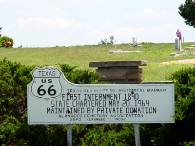 Oldest Cemetery on Texas Route 66
