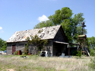 Old Building at Alanreed, Texas