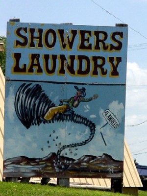 Sign in Alanreed, Texas
