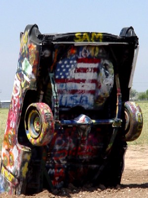 CadillacRanch in Amarillo, Texas