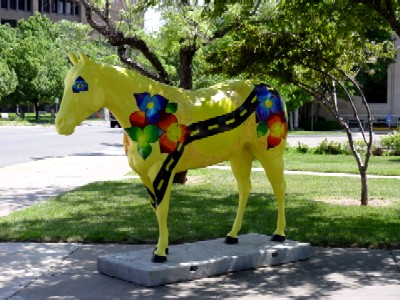 Horses on Parade in Amarillo, Texas
