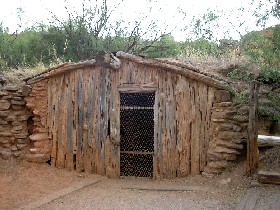 Charles Goodnight house in Palo Duro Canyon
