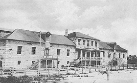 Fort Clark, Texas Quartermaster's Building.