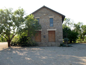Masonic Hall Lodge and school at Fort Griffin, Texas