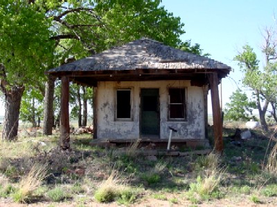 Old Station in Glenrio, Texas