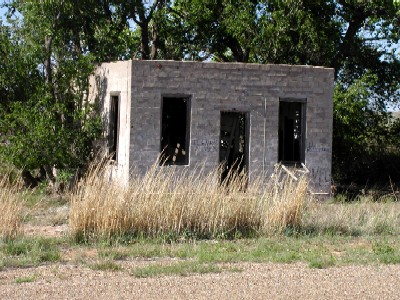 Old New Mexico Post Office in Glenrio, Texas