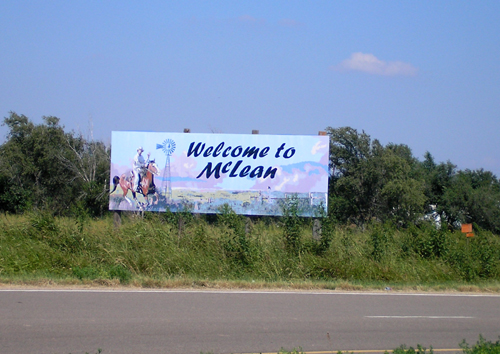 Welcome to McLean, Texas