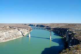 Highway Bridge over the Pecos River, Texas