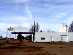 Old Station on Route 66 in Vega, Texas