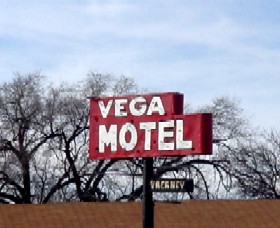 Vega Motel Sign