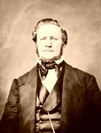 Brigham Young between 1855 and 1865