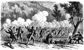Mountain Meadows Massacre drawing