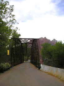 Iron Bridge in Rockville, Utah