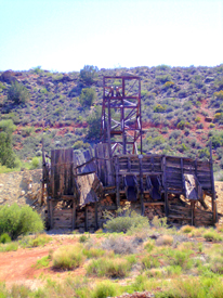 Headframe at Silver Reef, Utah