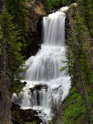 Urdine Falls at Yellowstone National Park