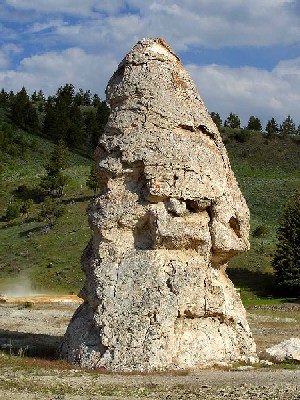 Liberty Cap at Yellowstone National Park