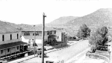 Main Street, 1920's, Carol and Dwight Myers Collection, NMSU