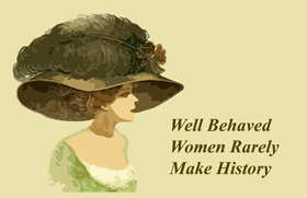 Well behaved women poster