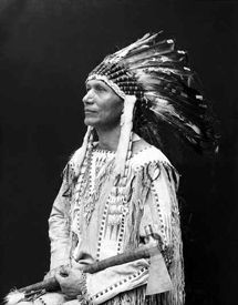 Charles Eastman in traditional Sioux clothing