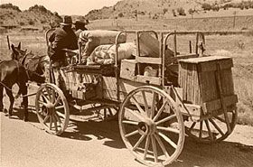 Chuck wagon near Marfa, Texas by Russell Lee, 1939.