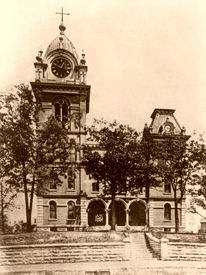 Nashville Courthouse, 1892, photo by A. Wittemann