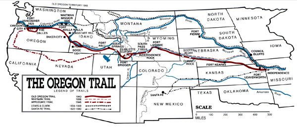 Oregon Trail – Pathway to the West – Legends of America