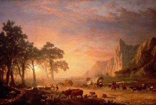 Oregon Trail, Albert Bierstadt, 1869