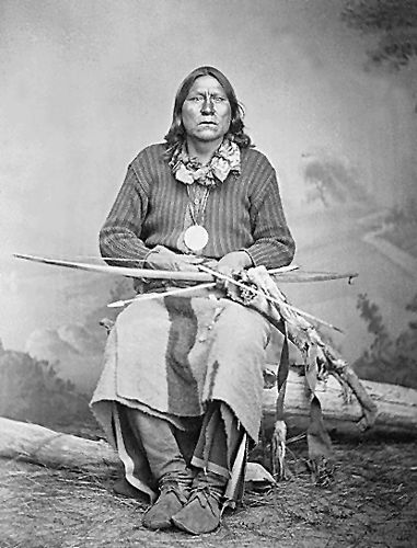 Chief Satanta of the Kiowa tribe.