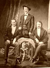 "Wild Bill" Hickok, Texas Jack Omohundro, and Buffalo Bill