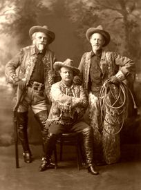 William F. Cody, Pawnee Bill, & Buffalo Jones, around 1910