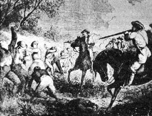 Jayhawkers and Bushwackers fight it out over Kansas becoming a free state or a pro-slavery state.
