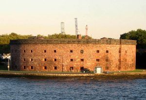 Castle Williams on Governor's Island in the New York Harbor