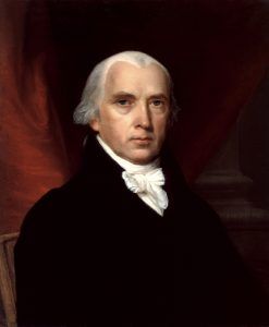 President James Madison by John Vanderlyn.