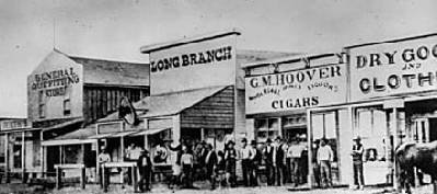 Dodge City Kansas 1874, courtesy Ford County Historical Society