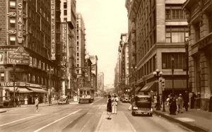 7th and Broadway, Los Angeles, 1938