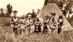 Blackfoot Indians, 1913