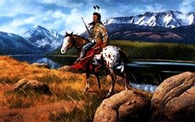 Chief Joseph's Land, a painting by David Manuel 