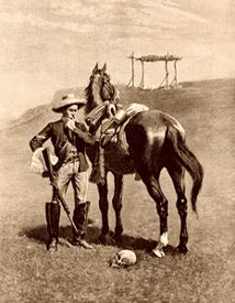 Frontier trooper by Frederic Remington