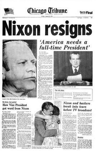 Nixon Resigns