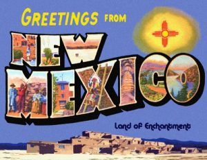 New Mexico postcard