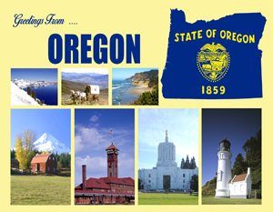 Oregon Postcard 