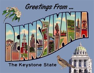 pennsylvania postcard