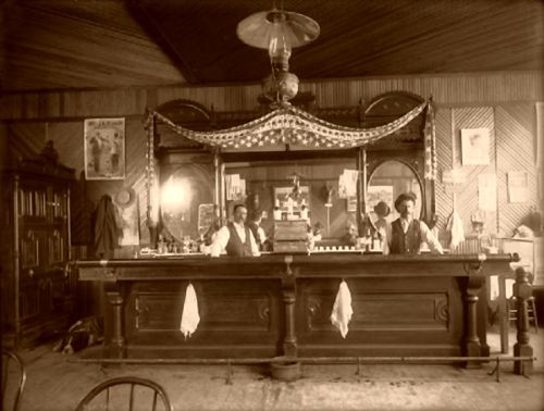 Meeker, Colorado Saloon in 1899